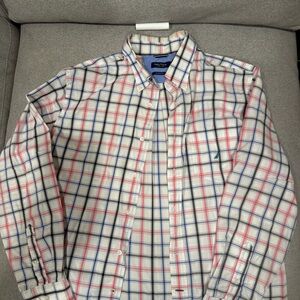 Nautica Men's Plaid Dress Shirt